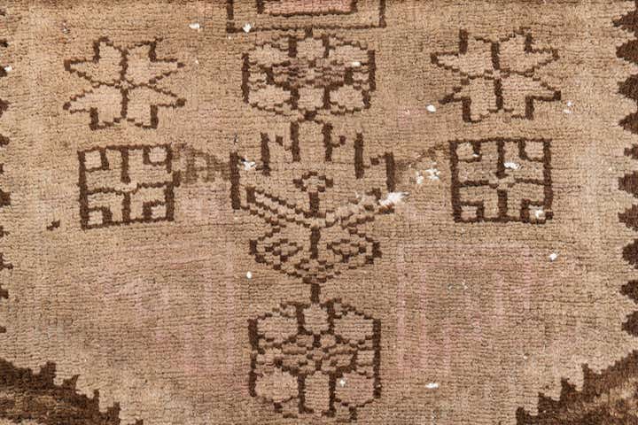 2' 10 x 8' 4 Hand Knotted Ultra Vintage Persian Wool Runner Rug