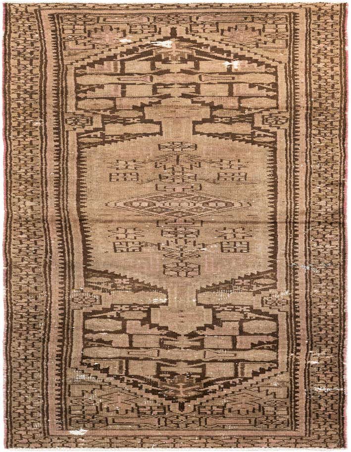 Primary image 2' 10 x 8' 4  Hand Knotted Ultra Vintage Persian Wool Runner Rug