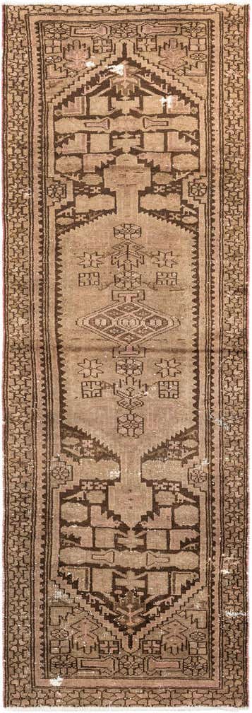 2' 10 x 8' 4 Hand Knotted Ultra Vintage Persian Wool Runner Rug