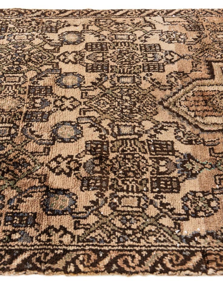 Detail image of 2' 6 x 6' 8  Hand Knotted Ultra Vintage Persian Wool Runner Rug