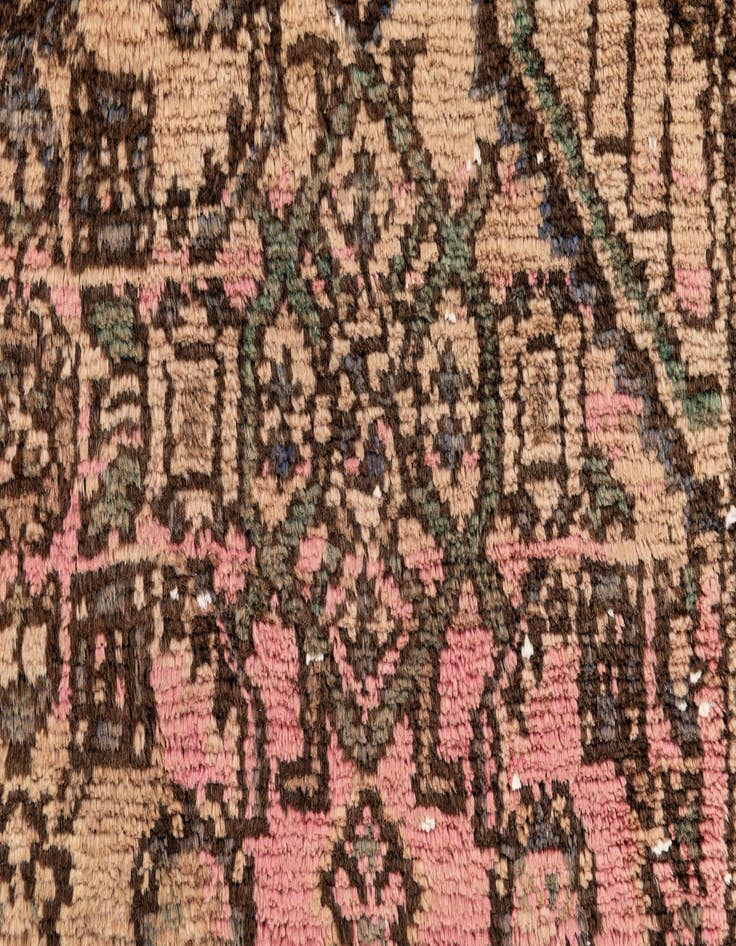 Detail image of 2' 6 x 6' 8  Hand Knotted Ultra Vintage Persian Wool Runner Rug