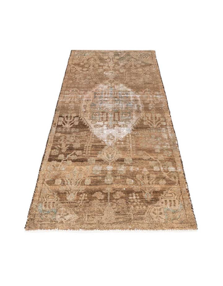 2' 10 x 6' 2 Hand Knotted Ultra Vintage Persian Wool Runner Rug