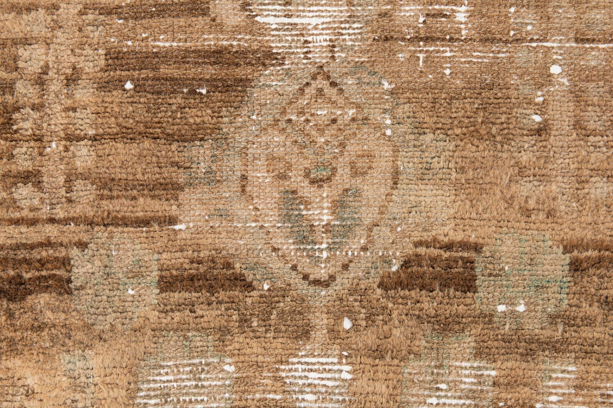 85cm x 190cm anudado a mano Ultra Vintage Alfombra Persa Lana Pasillera