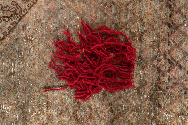 4' x 9' 10 Hand Knotted Ultra Vintage Persian Wool Runner Rug