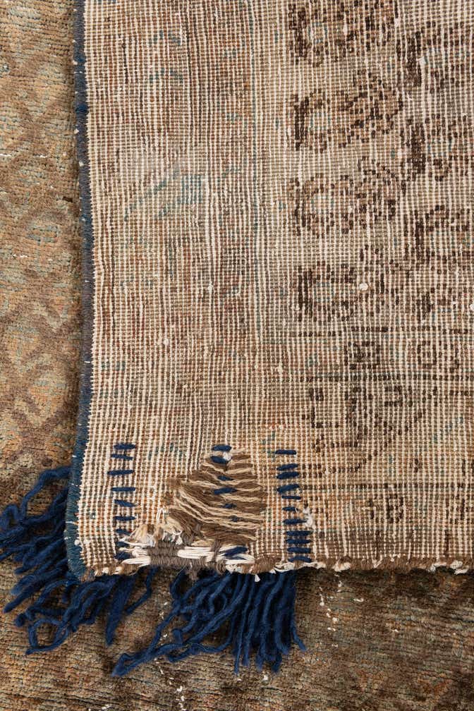 4' x 9' 10 Hand Knotted Ultra Vintage Persian Wool Runner Rug