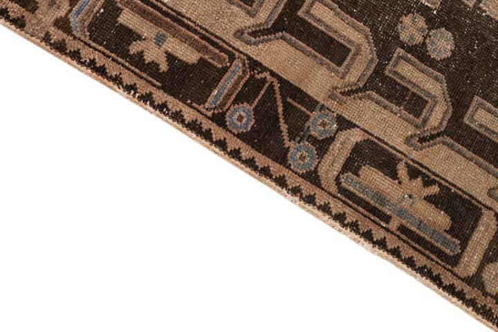 3' 5 x 9' 6 Hand Knotted Ultra Vintage Persian Wool Runner Rug
