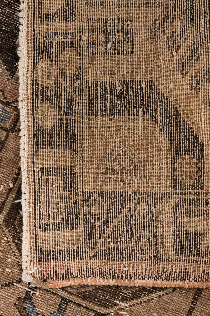3' 5 x 9' 6 Hand Knotted Ultra Vintage Persian Wool Runner Rug