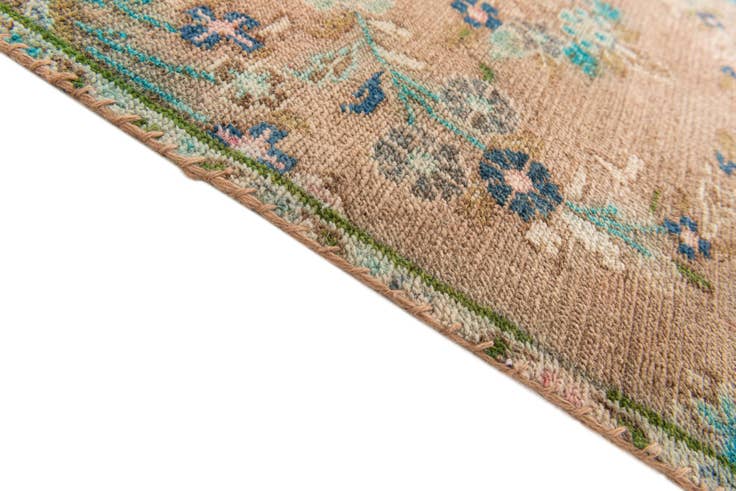 Detail image of 2' 4 x 9' 3 Hand Knotted Ultra Vintage Persian Wool Runner Rug