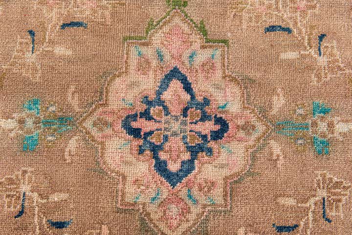 2' 4 x 9' 3 Hand Knotted Ultra Vintage Persian Wool Runner Rug