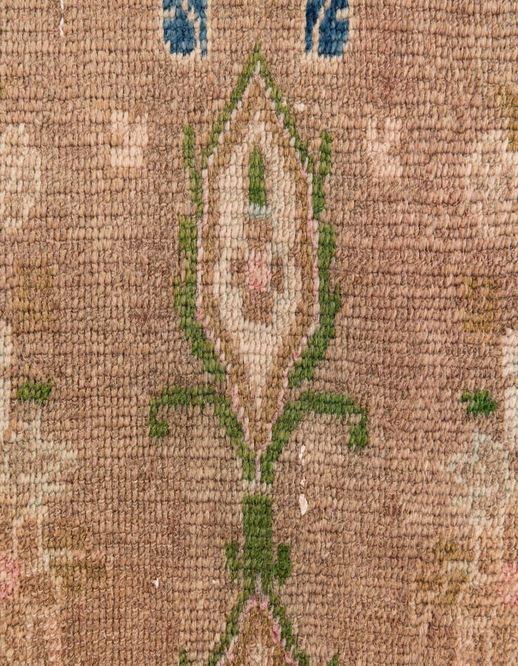 Detail image of 2' 4 x 9' 3  Hand Knotted Ultra Vintage Persian Wool Runner Rug