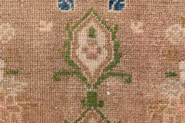 2' 4 x 9' 3 Hand Knotted Ultra Vintage Persian Wool Runner Rug