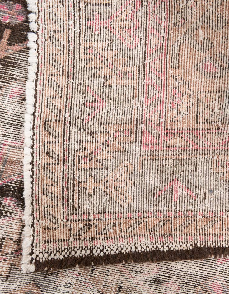 Detail image of 4' 4 x 7' 4  Hand Knotted Ultra Vintage Persian Wool Runner Rug