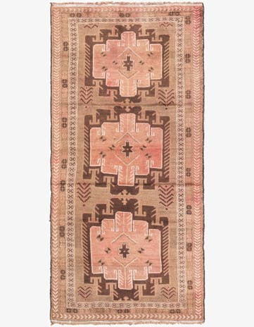 3' 2 x 7' 1 Hand Knotted Ultra Vintage Persian Wool Runner Rug