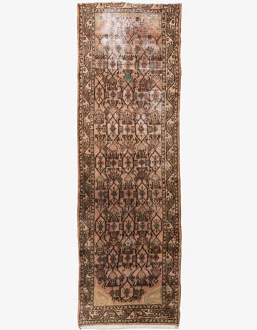 2' 5 x 8' 7 Hand Knotted Ultra Vintage Persian Wool Runner Rug