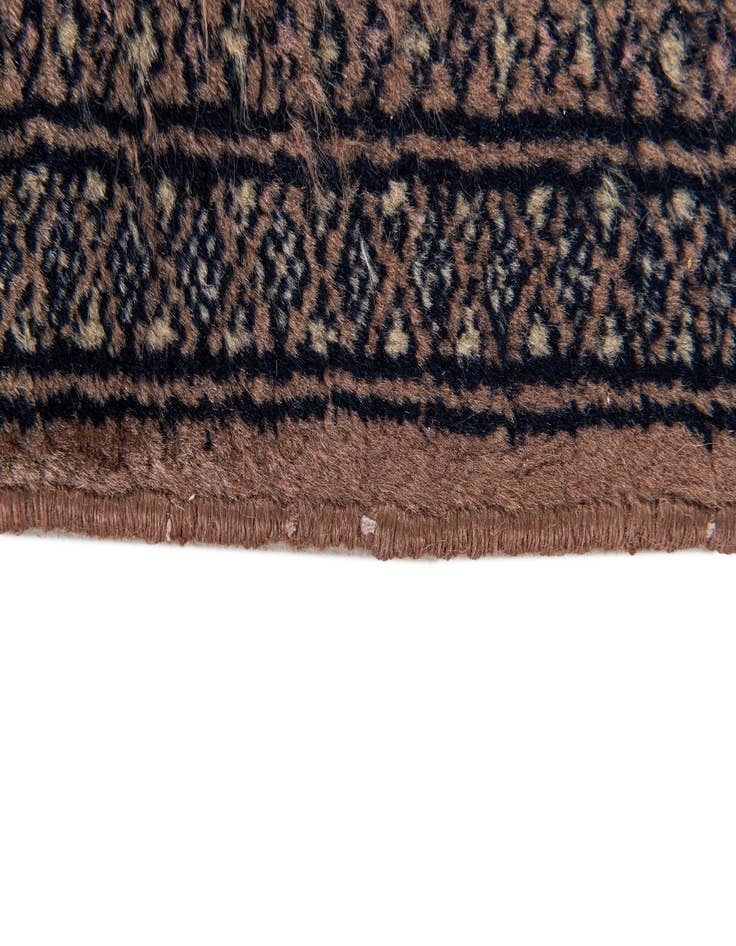 Detail image of 1' 7 x 2' 3 Hand Knotted Bokhara Wool Square Rug