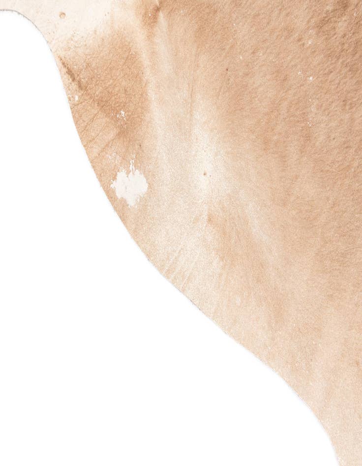 Detail image of 6' 1 x 6' 1 Cowhide Leather Square Rug