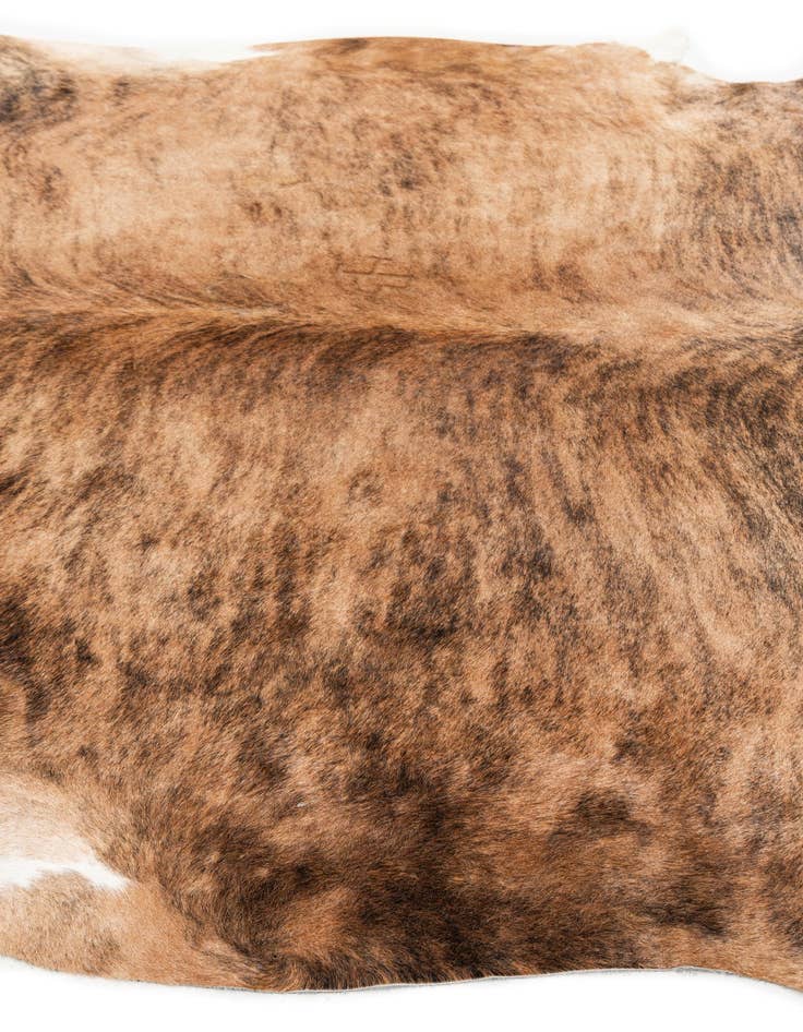 Detail image of 6' 5 x 6' 11 Cowhide Leather Square Rug