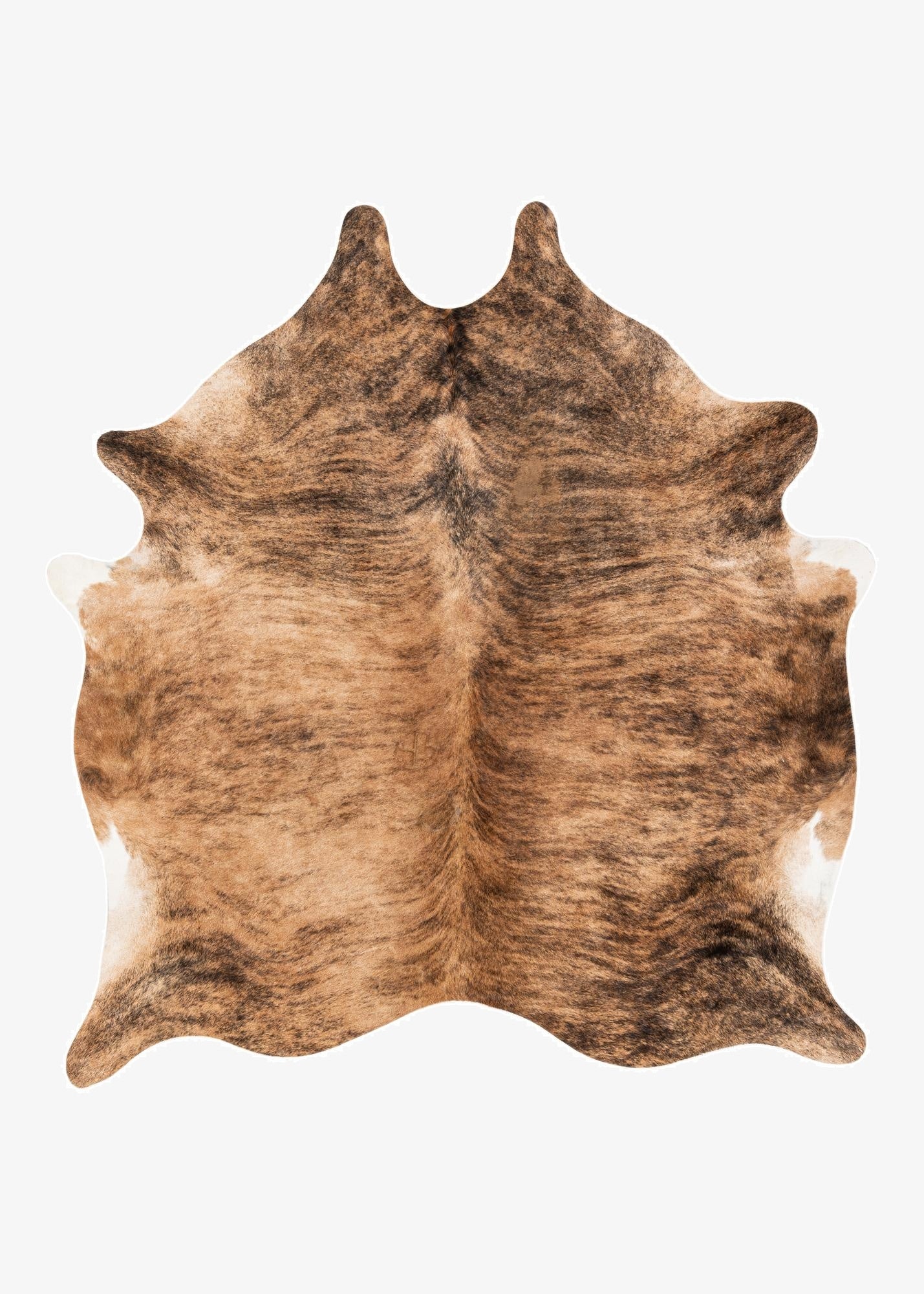 6' 5 x 6' 11 Cowhide Leather Square Rug