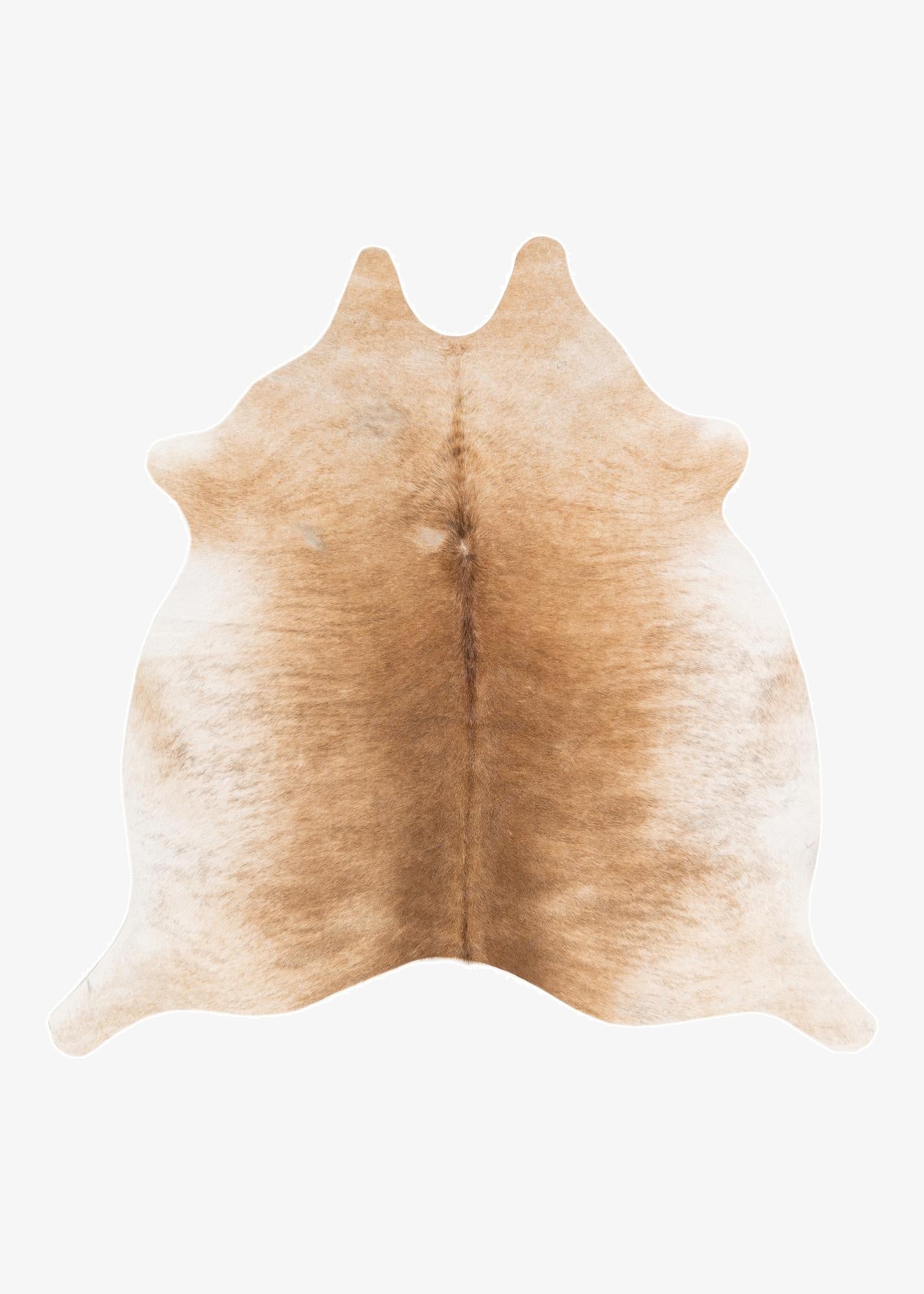 5' 2 x 5' 4 Cowhide Leather Square Rug