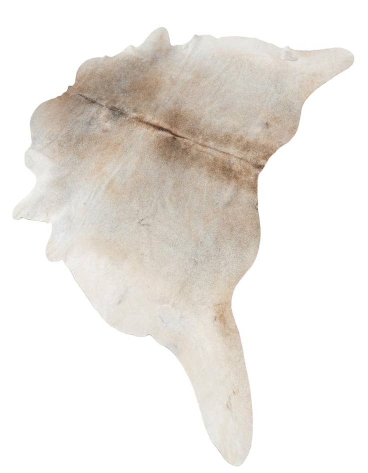 Detail image of 6' 3 x 6' 3 Cowhide Square Rug