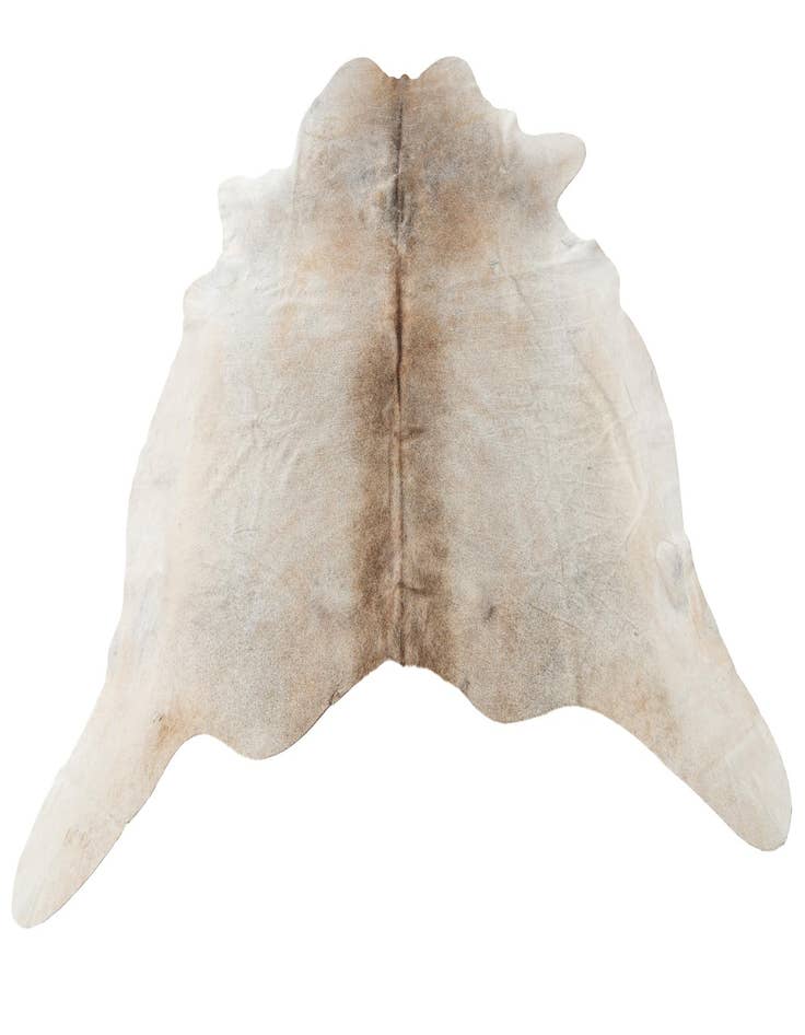 Detail image of 6' 3 x 6' 3 Cowhide Square Rug