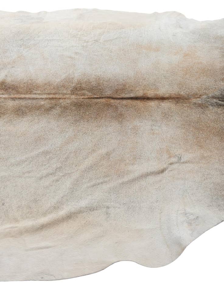 Detail image of 6' 3 x 6' 3 Cowhide Square Rug