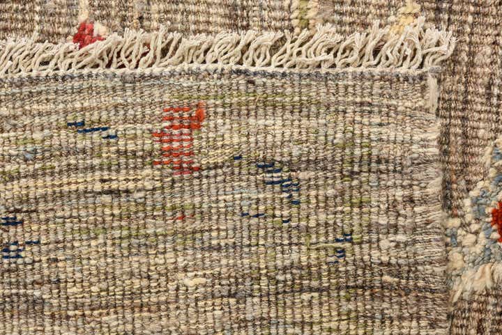 6' 5 x 7' 6 Hand Knotted Darya Wool Square Rug