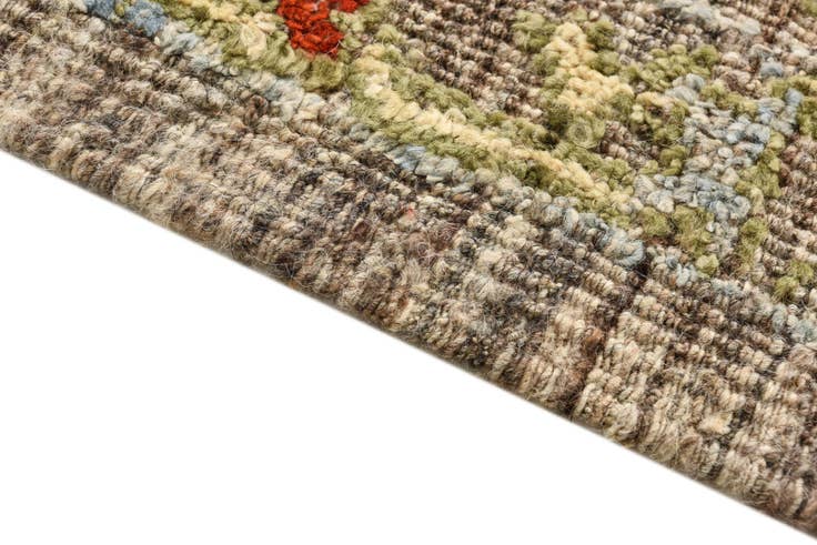 Detail image of 6' 5 x 7' 6 Hand Knotted Darya Wool Square Rug