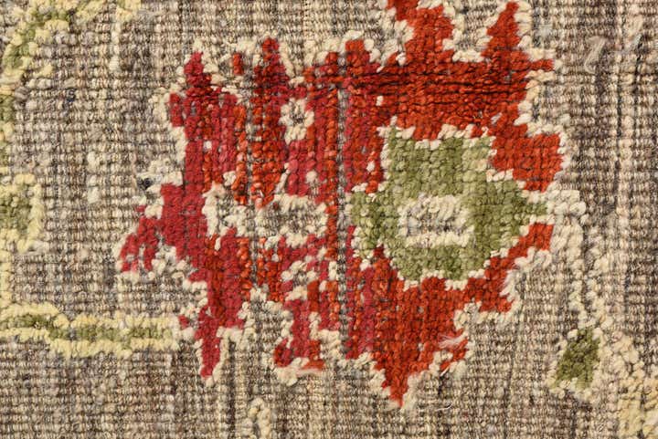 6' 5 x 7' 6 Hand Knotted Darya Wool Square Rug