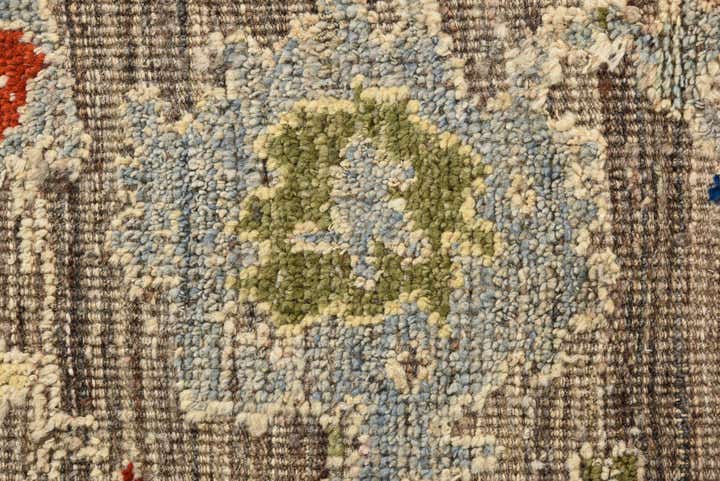 6' 5 x 7' 6 Hand Knotted Darya Wool Square Rug