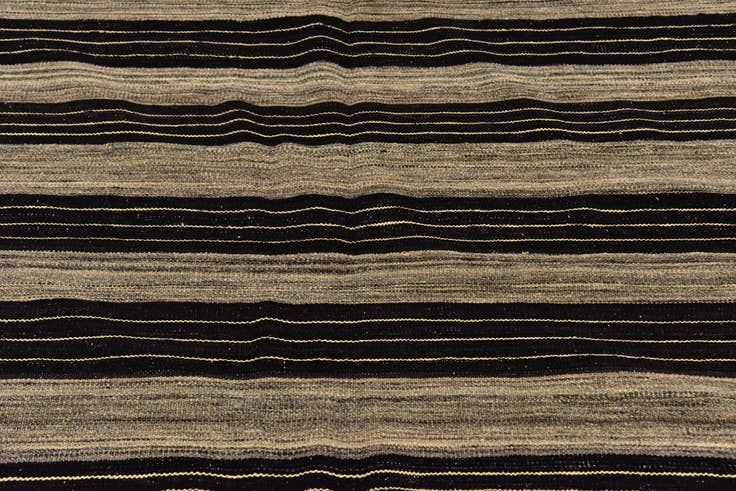 Detail image of 6' x 7' 2 Hand Woven Kilim Modern Wool Square Rug