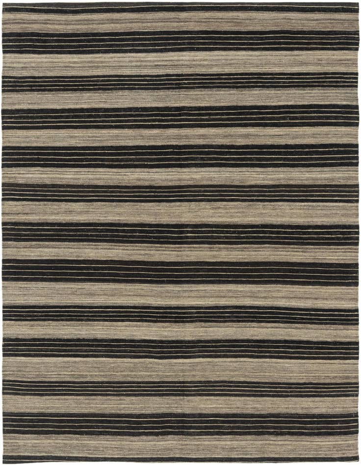 Detail image of 6' x 7' 2 Hand Woven Kilim Modern Wool Square Rug