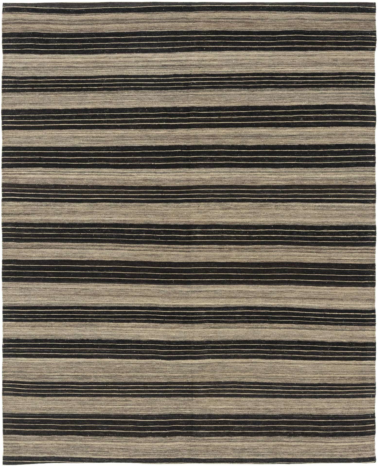 6' x 7' 2 Hand Woven Kilim Modern Wool Square Rug