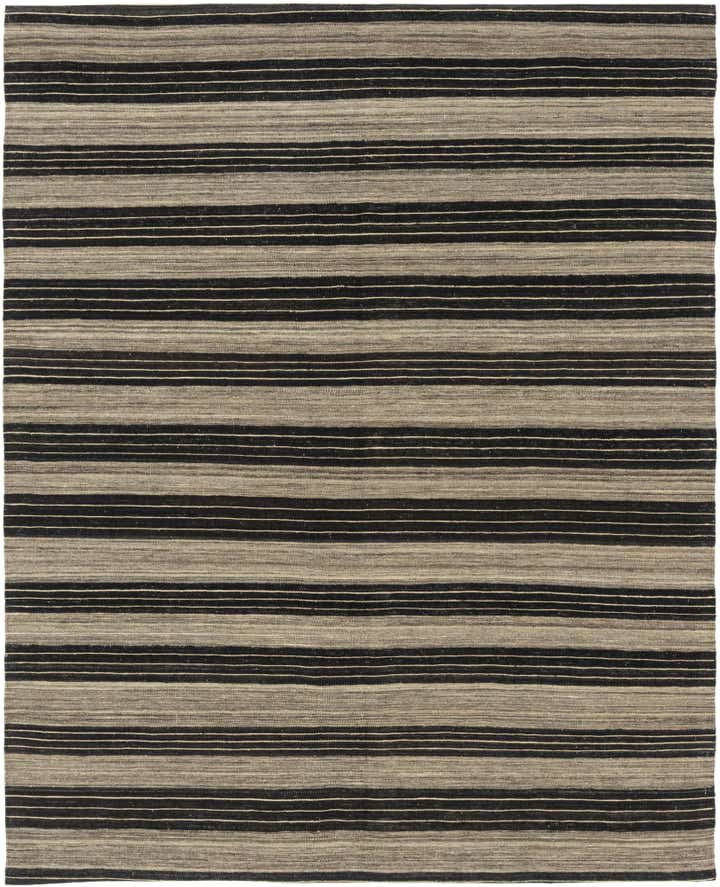 6' x 7' 2 Hand Woven Kilim Modern Wool Square Rug