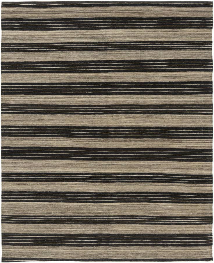Detail image of 6' x 7' 2 Hand Woven Kilim Modern Wool Square Rug