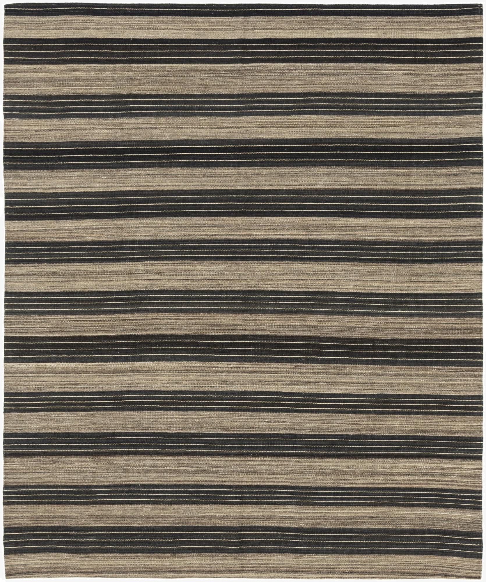 6' 2 x 7' 4  Hand Woven Kilim Modern Wool Square Rug