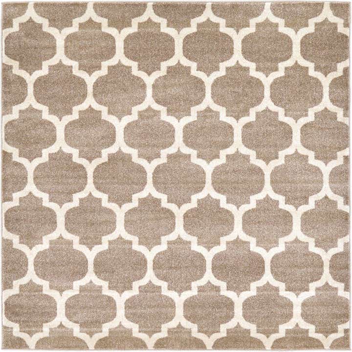 6' x 6' Lattice Square Rug