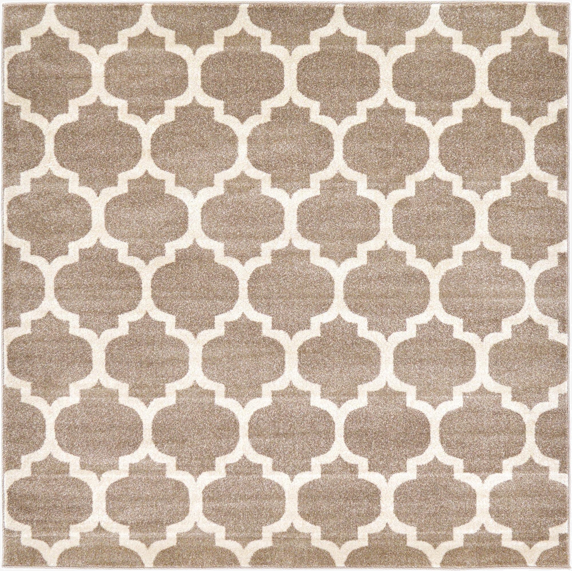 6' x 6' Lattice Square Rug