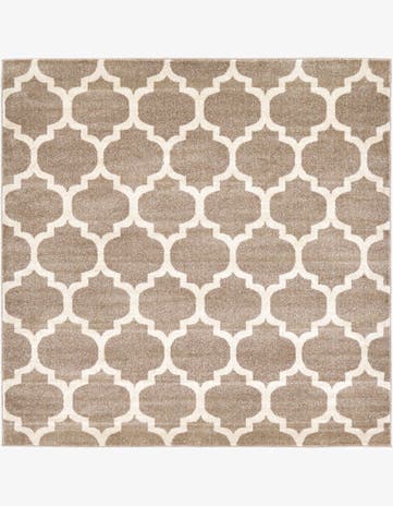 6' x 6' Lattice Square Rug