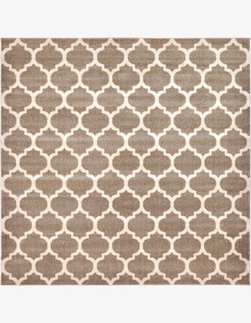 10' x 10' Lattice Square Rug