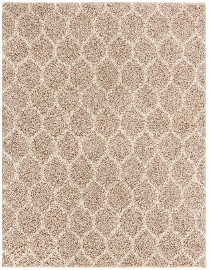 Detail image of 7' 10 x 7' 10 Lattice Shag Square Rug