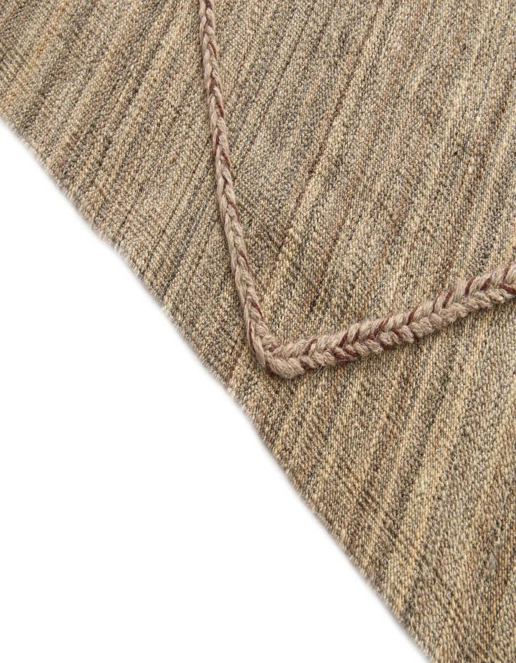 Detail image of 6' 7 x 6' 10  Hand Knotted Moroccan Wool Square Rug