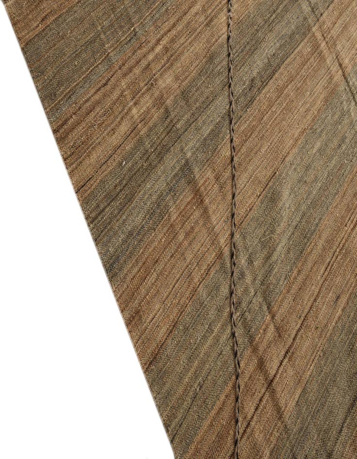 Detail image of 12' 6 x 12' 8  Hand Knotted Moroccan Wool Square Rug