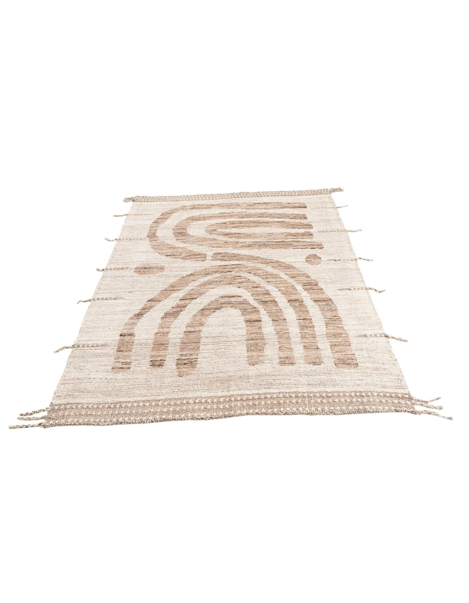 5' 8 x 6' 8 Hand Knotted Moroccan Wool Square Rug