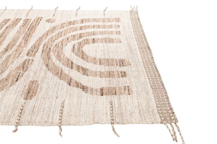 Detail image of 5' 8 x 6' 8 Hand Knotted Moroccan Wool Square Rug