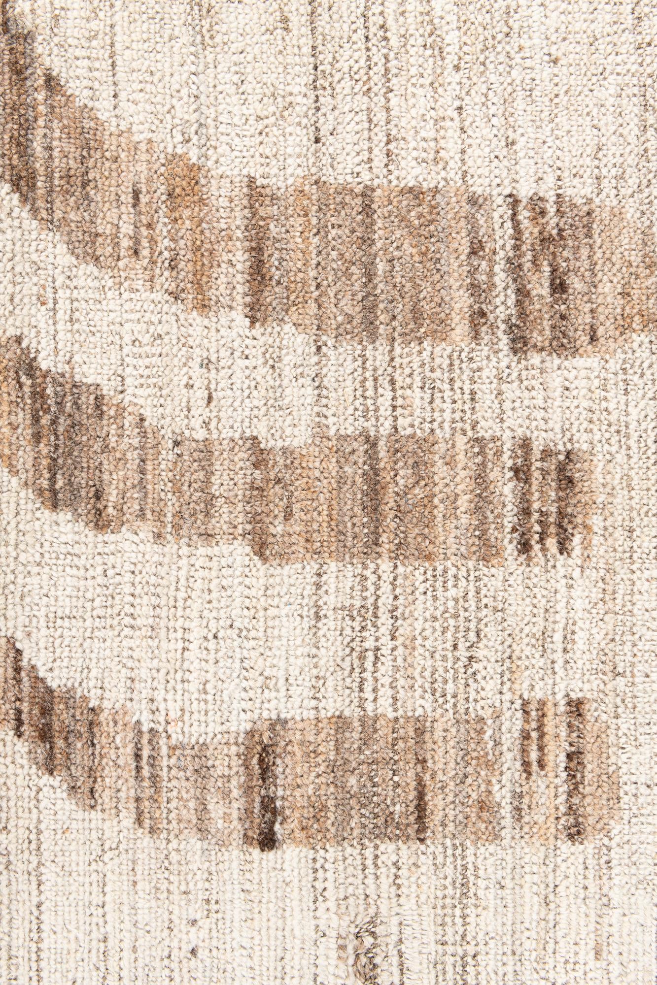 5' 8 x 6' 8 Hand Knotted Moroccan Wool Square Rug