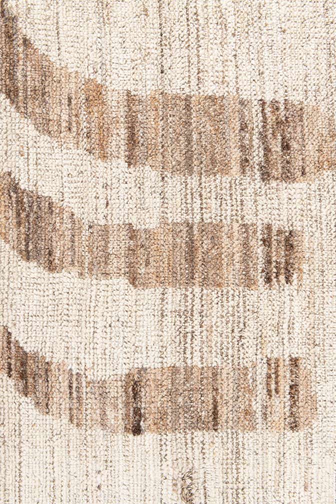 5' 8 x 6' 8 Hand Knotted Moroccan Wool Square Rug