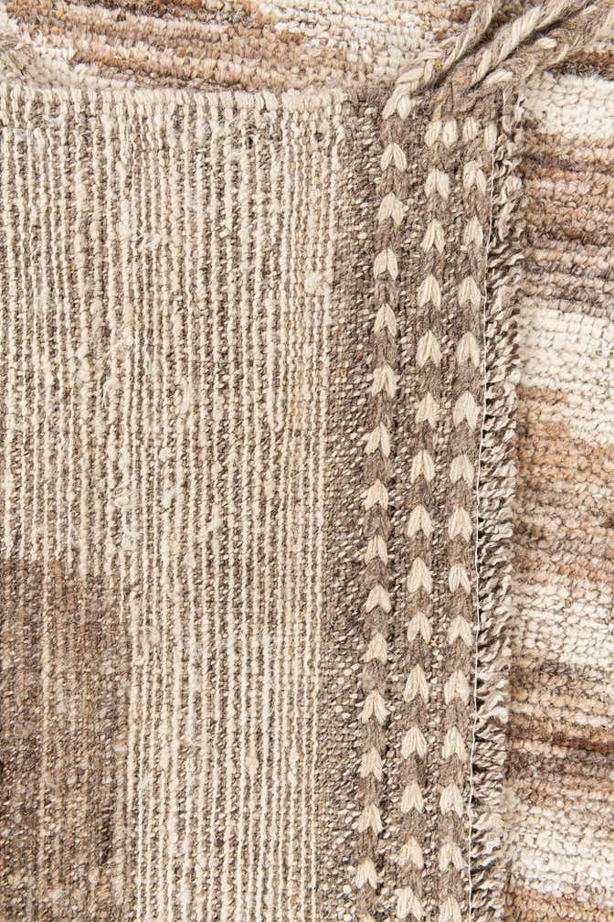 5' 8 x 6' 8 Hand Knotted Moroccan Wool Square Rug