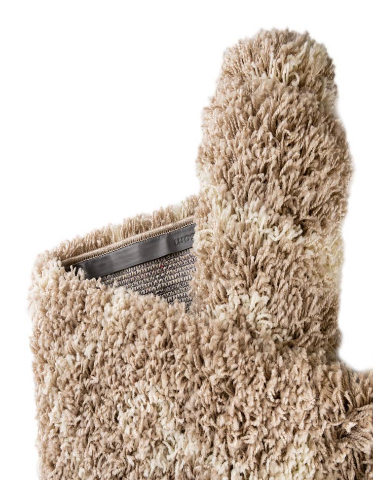 Detail image of 3' x 3' Moroccan Trellis Shag Square Rug