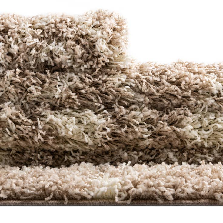 Detail image of 3' x 3' Moroccan Trellis Shag Square Rug